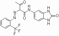 Pigmentu-Yellow-154-molekularra-egitura